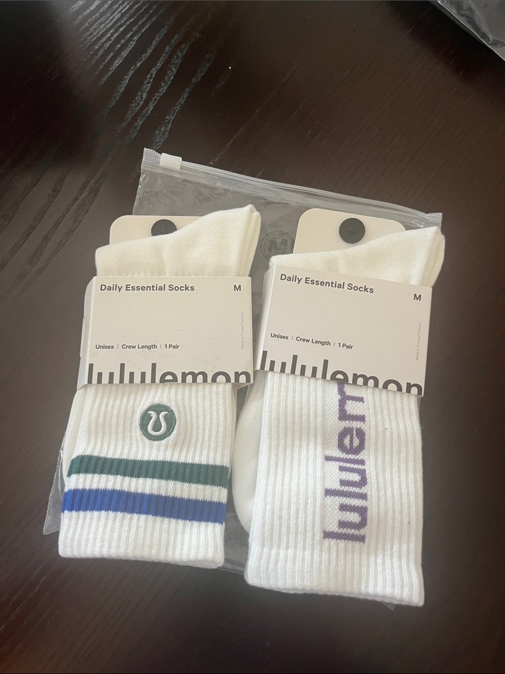 Lululemon 2 pair socks